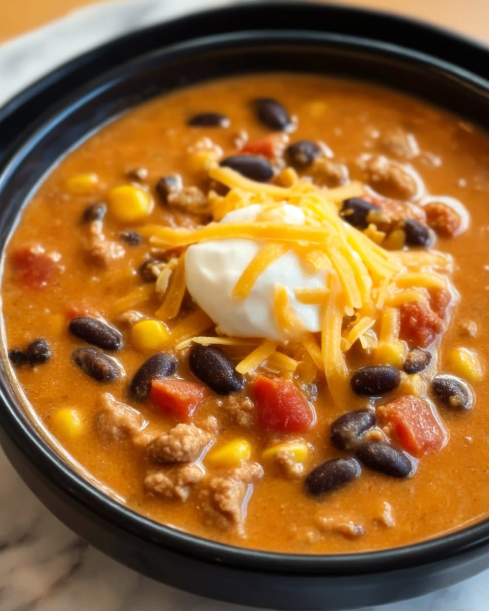 Cheesy Taco Soup Recipe - Recipe Image
