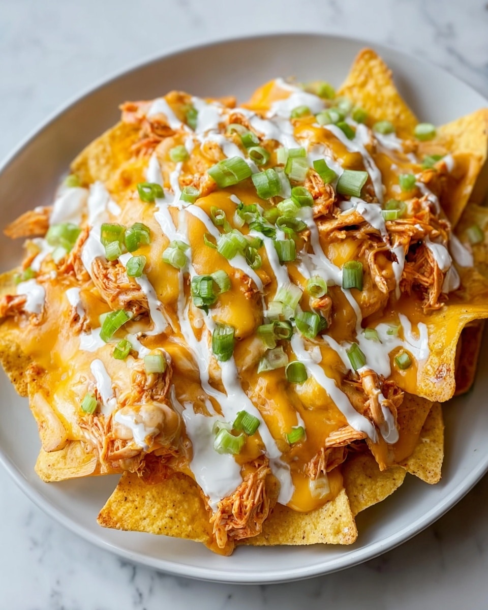 Buffalo Chicken Nachos Recipe - Recipe Image
