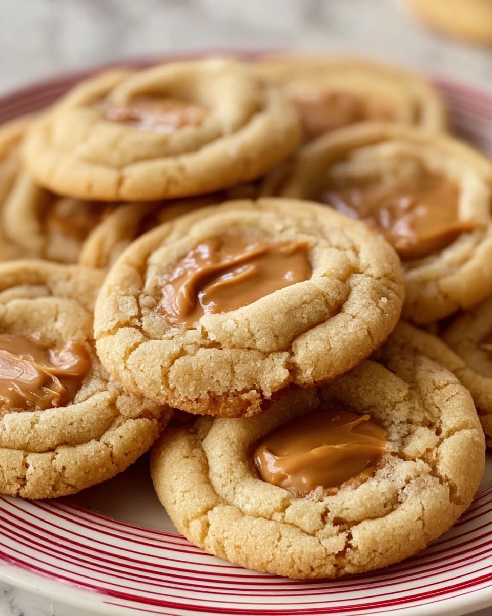 Thick and Chewy Peanut Butter Cookies Recipe - Recipe Image