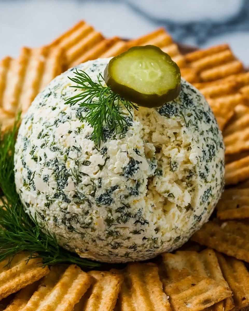 Dill Pickle Cheese Balls Recipe - Recipe Image