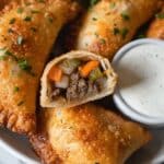 Philly Cheesesteak Egg Rolls Recipe