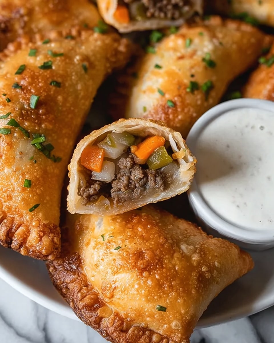 Philly Cheesesteak Egg Rolls Recipe