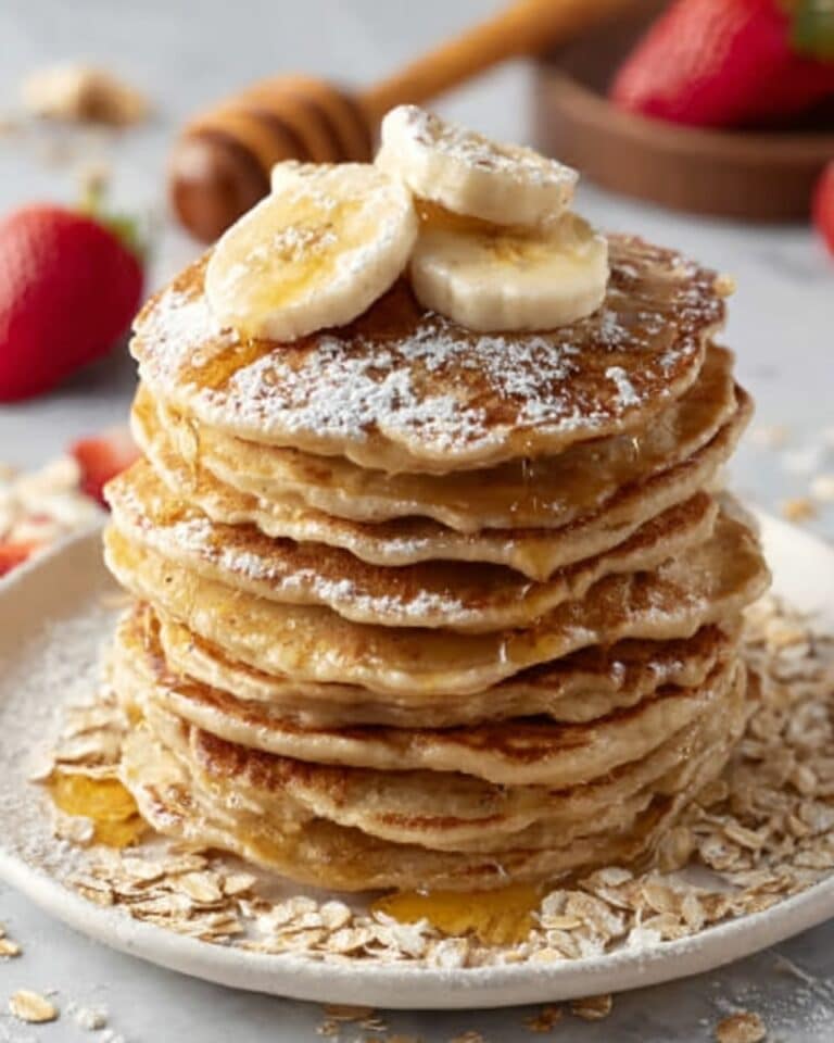 Oatmeal Protein Pancakes Recipe