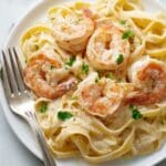 Shrimp Fettuccine Alfredo Recipe