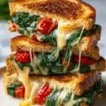 Mediterranean Spinach Grilled Cheese Recipe