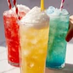 Refreshing Italian Soda with Flavored Syrup and Cream Recipe