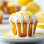 Lemon Muffins with Bright Lemon Glaze Recipe