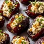Feta-Parmesan Roasted Stuffed Dates Recipe