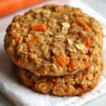 Healthy Carrot Cake Oatmeal Cookies Recipe
