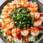 Shrimp Rice Bowls with Spicy Mayo Recipe