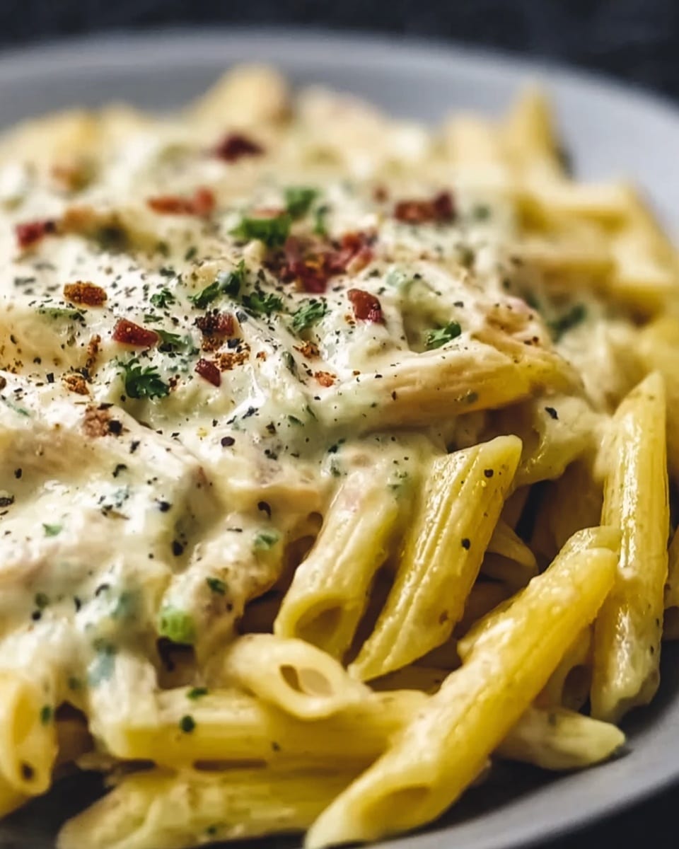 Creamy Garlic Chicken Penne: A Weeknight Favorite Recipe - Recipe Image