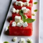 Watermelon Cucumber Feta Cups Recipe