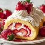 Easy Strawberry Cake Roll Recipe