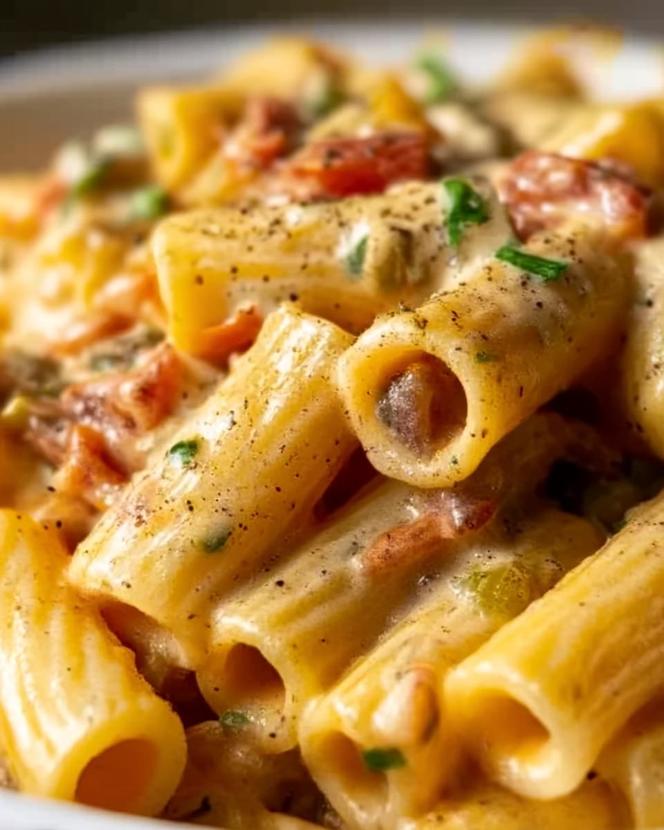 Rotel Pasta with Velveeta and Ground Chuck Recipe