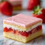 Strawberry Lemon Blondies Recipe