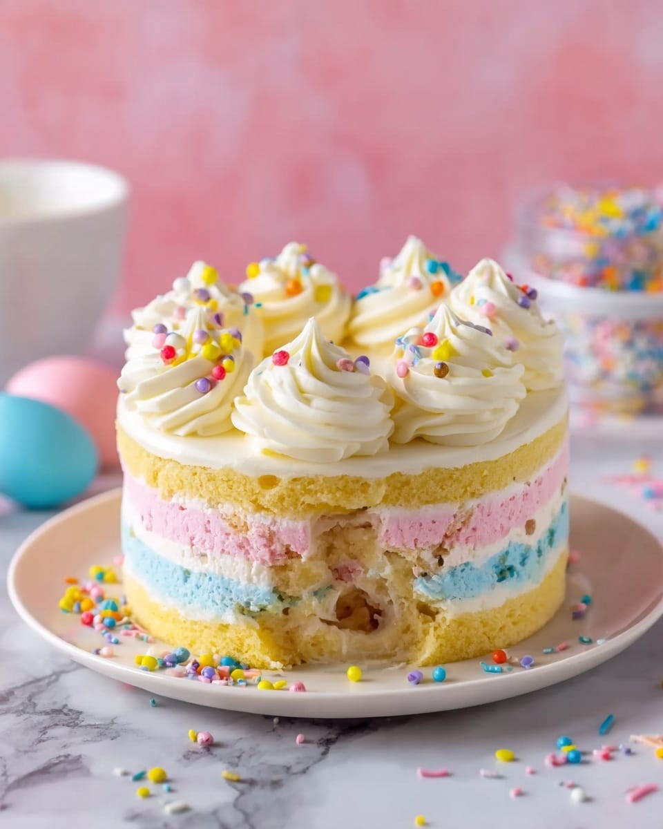 Swirled Easter Cake Recipe - Recipe Image