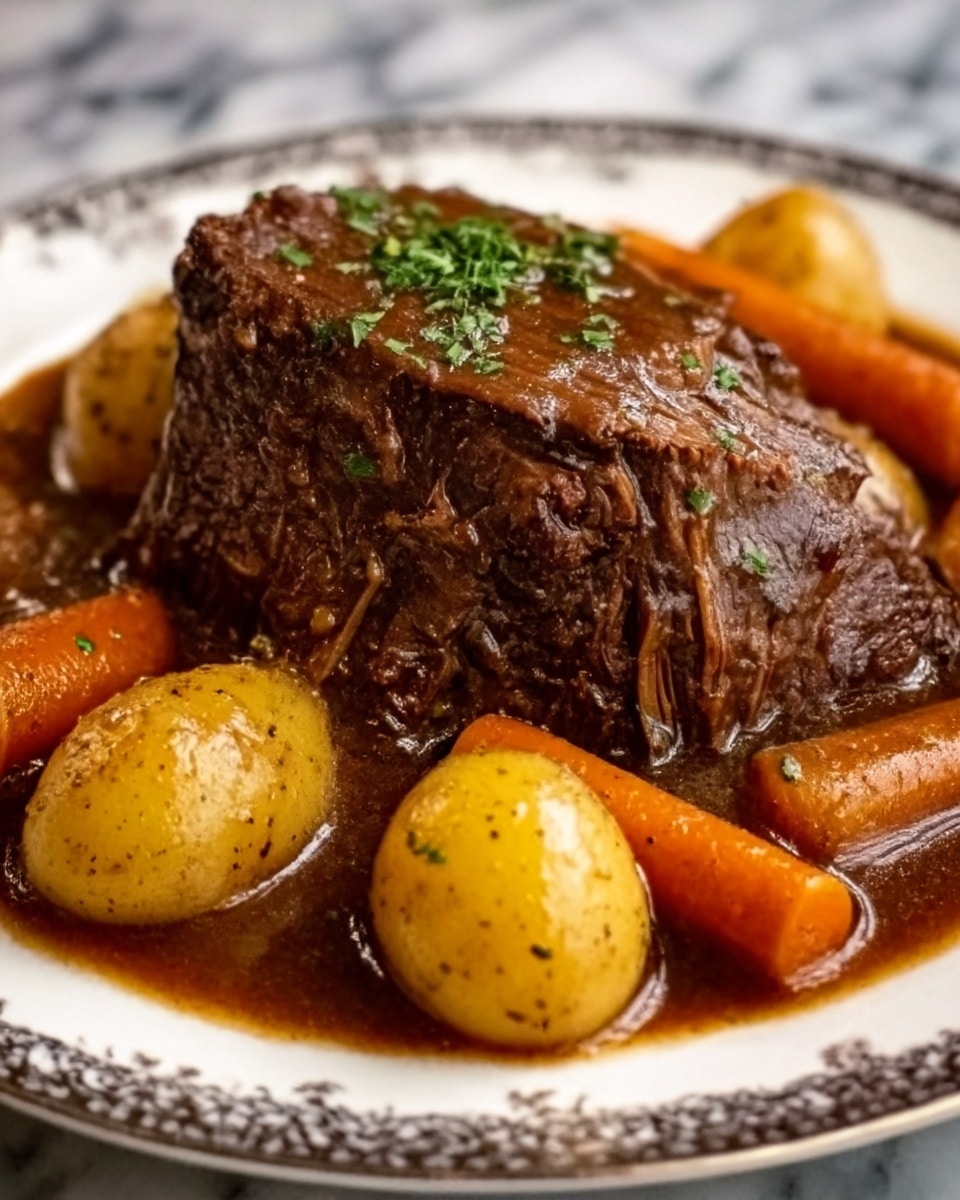Pot Roast with Carrots & Potatoes Recipe