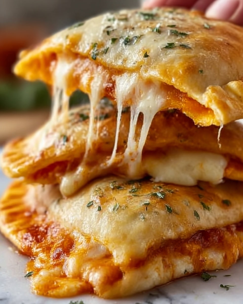Homemade Pizza Pockets: A Delightful Quick Meal or Snack Recipe - Recipe Image