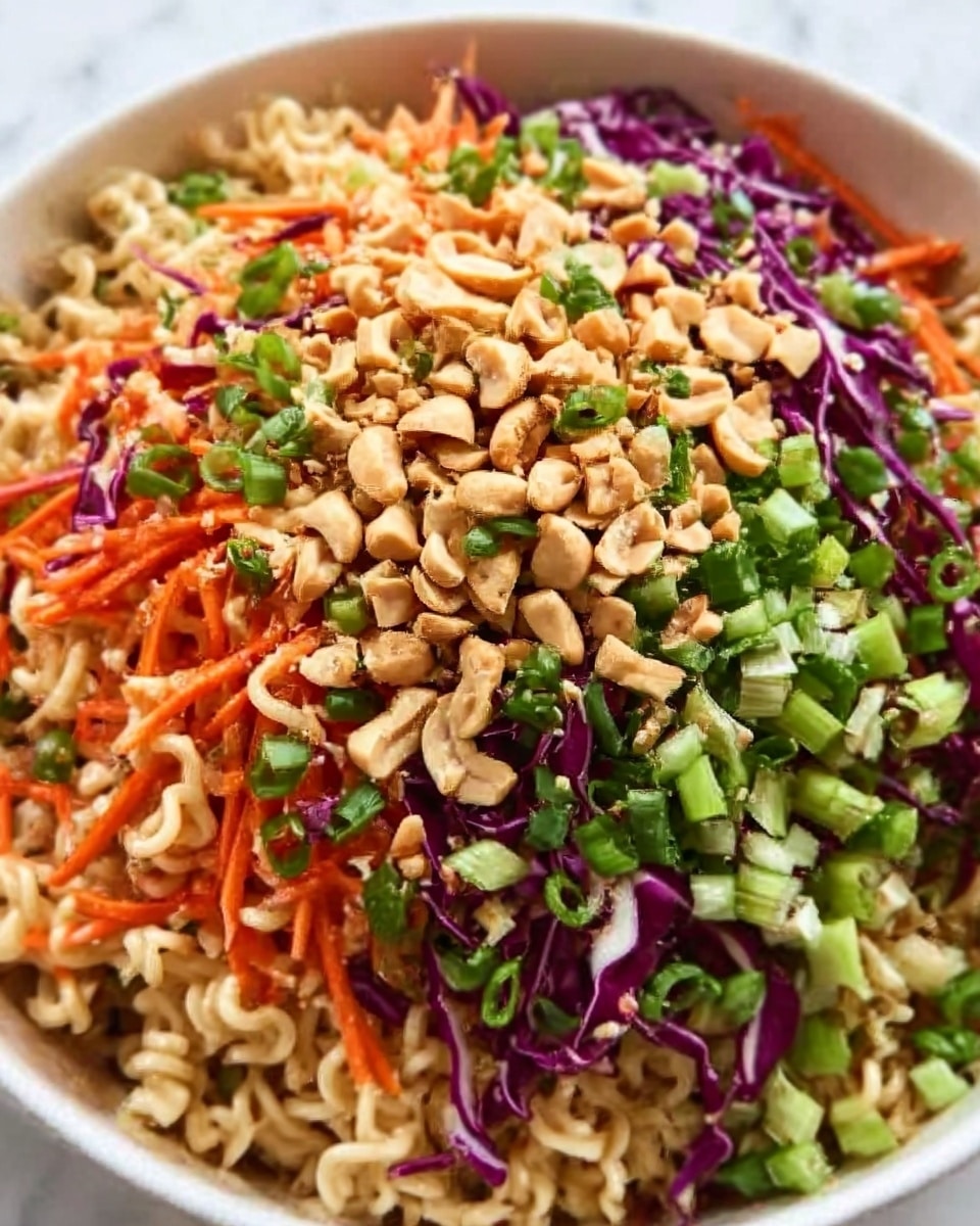Crunchy Ramen Noodle Salad Recipe - Recipe Image