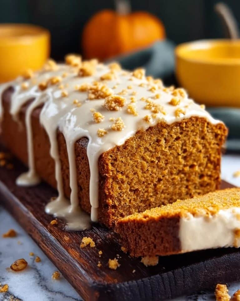 Pumpkin Bread with Salted Brown Butter Glaze Recipe