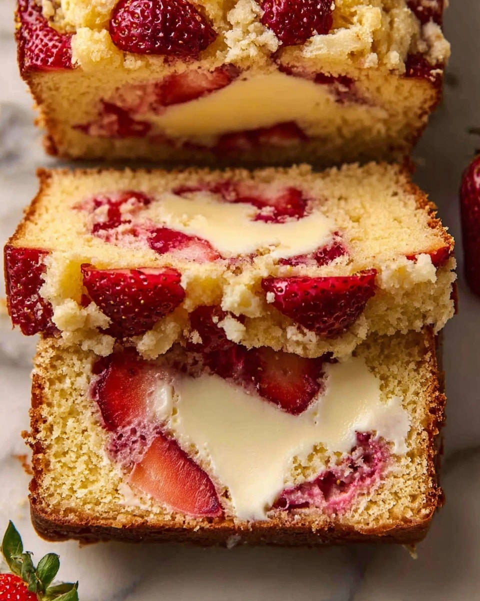 Sourdough White Chocolate Chip Strawberry Bread Recipe - Recipe Image