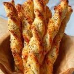 Puff Pastry Cheese Straws with White Cheddar and Black Pepper Recipe