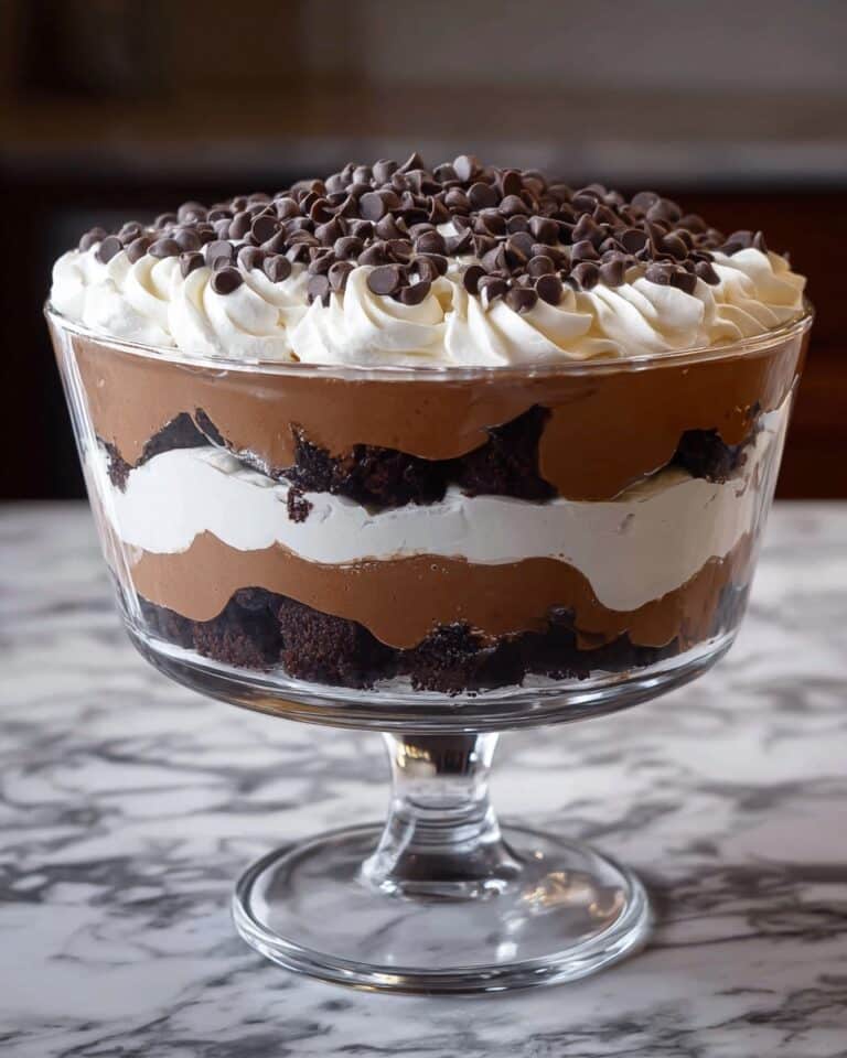 Chocolate Brownie Mousse Trifle Recipe