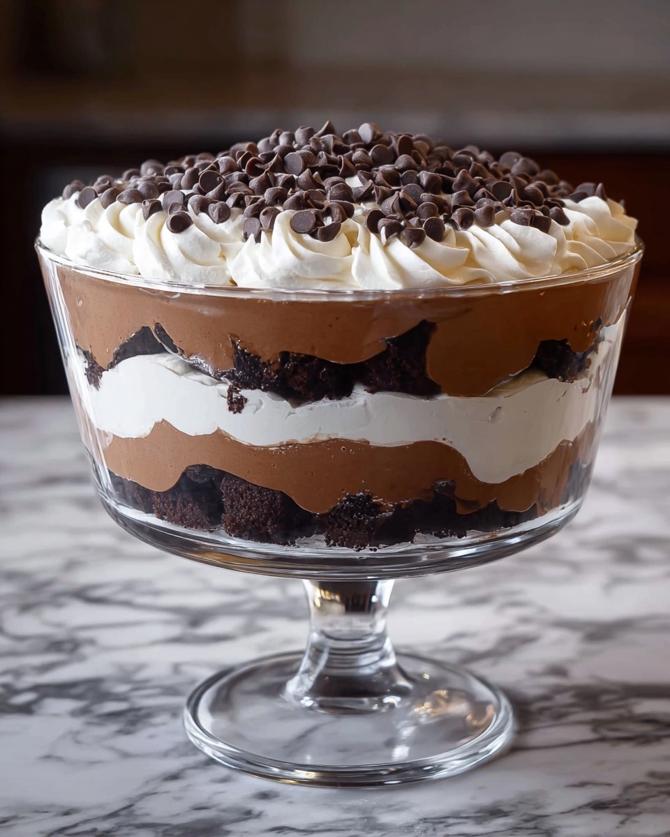 Chocolate Brownie Mousse Trifle Recipe