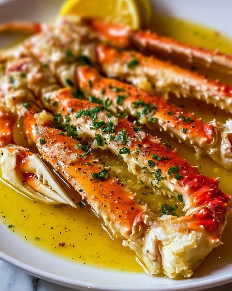 Baked Crab Legs in Butter Sauce Recipe