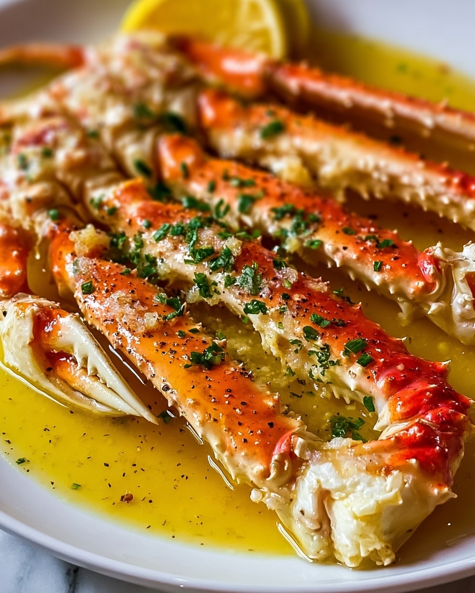 Baked Crab Legs in Butter Sauce Recipe