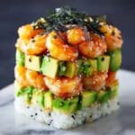 Spicy Shrimp Sushi Stacks Recipe
