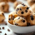 Frozen Greek Yogurt Peanut Butter Bites with Chocolate Chips Recipe