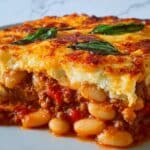 Cheesy White Bean Tomato Bake Recipe