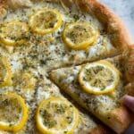 Lemon Ricotta Pizza with Fresh Herbs Recipe