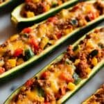 Stuffed Zucchini Boats Recipe