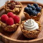 Healthy Granola Cups with Yogurt and Berries Recipe