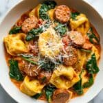 One Pan Tortellini with Sausage Recipe