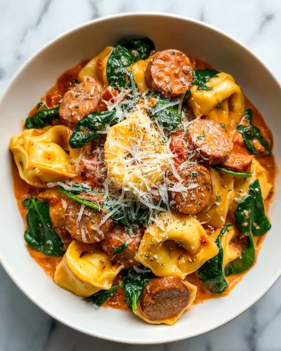 One Pan Tortellini with Sausage Recipe