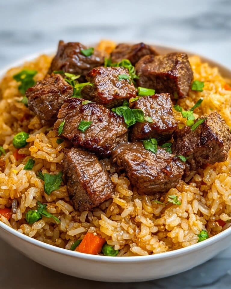 Garlic Butter Steak Fried Rice Recipe