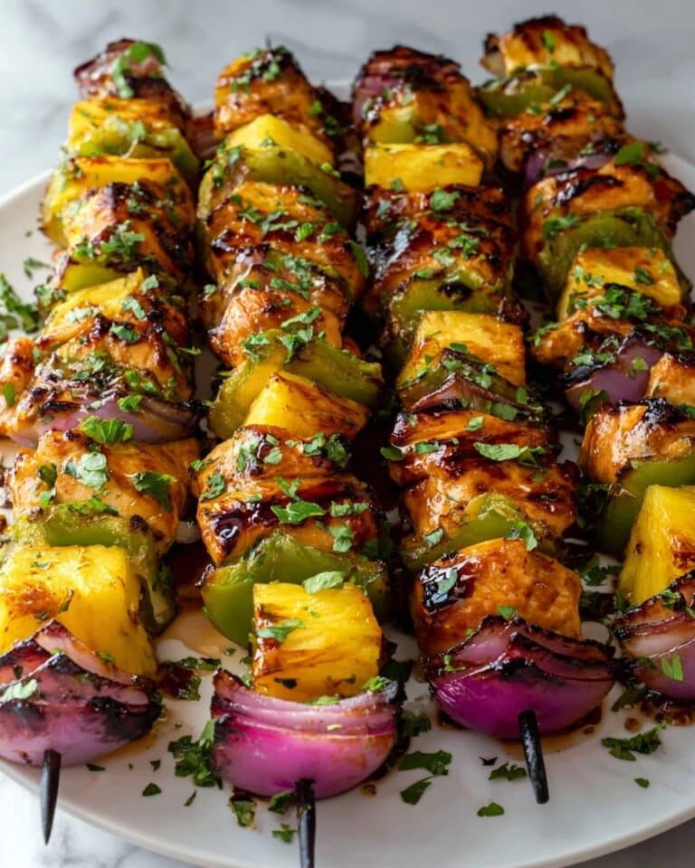 Quick and Tasty Hawaiian Chicken Kebabs Recipe