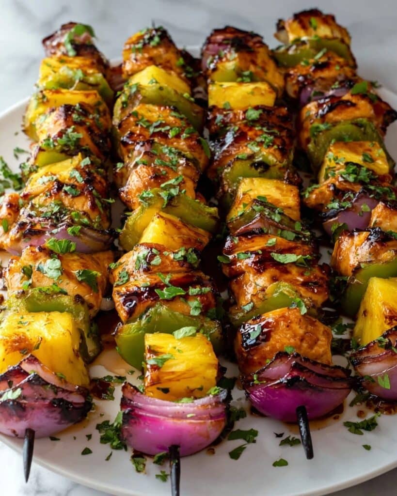 Quick and Tasty Hawaiian Chicken Kebabs Recipe