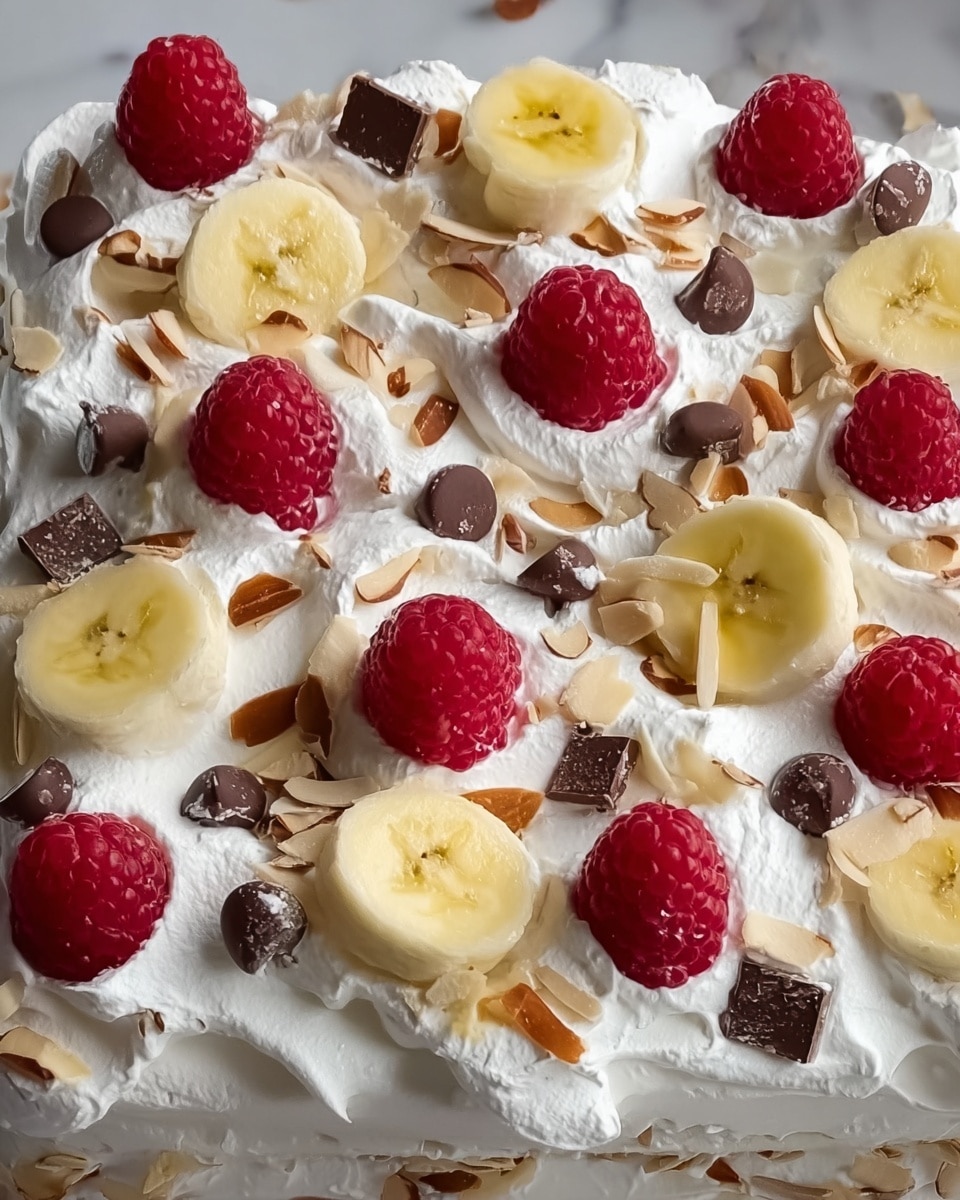 Banana Split Fluff Salad Recipe - Recipe Image