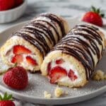 Strawberry Cream Rolls Recipe