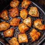 Crispy Salmon Bites Cooked in an Air Fryer Recipe