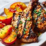 Grilled Chili Peach Chicken Recipe