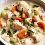 Leftover Turkey and Stuffing Dumpling Soup Recipe