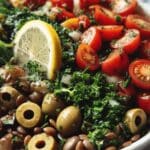Lemon Pesto Lentil Salad Recipe
