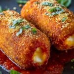Crispy Chicken Parmesan Rolls Recipe