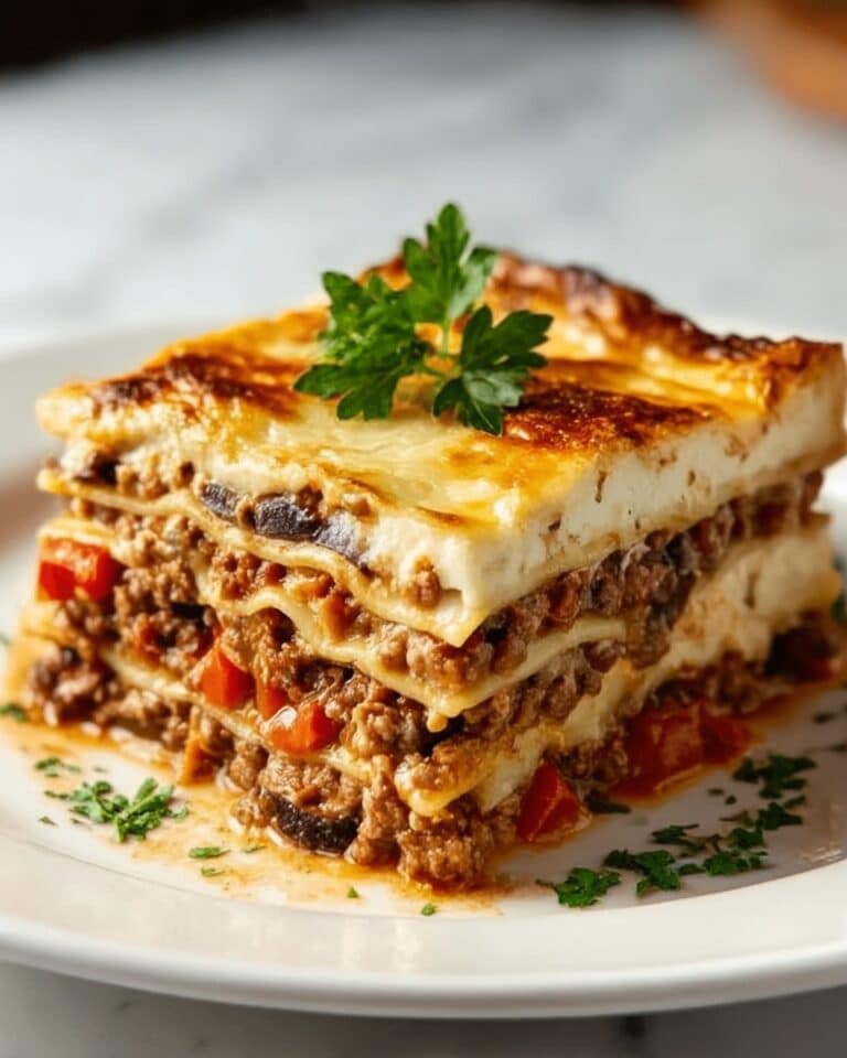 Classic Greek Eggplant Moussaka Recipe