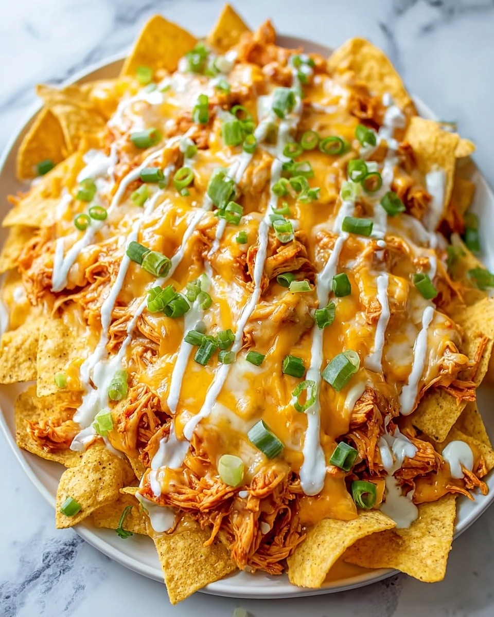 Buffalo Chicken Nachos Recipe - Recipe Image